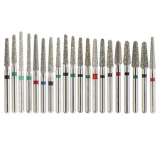 Dental Diamond Bur FG High Speed Round End Taper Diamond Burs Super Coarse Fine