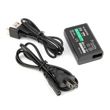 Lot Of 10 AC Wall Charger Power Adapter For Sony Ps Vita 1000 USB Cable PS Vita