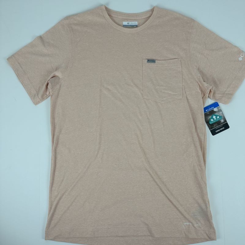 Columbia     Thistletown Hills Pocket Tee Peach Blossom Heather-