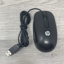 Genuine HP SM-2022 Ergonomic USB Optical Wired Mouse 5V OEM Black 672652-001