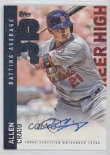 2015 Topps Career High Auto Allen Craig #CH-AC Auto