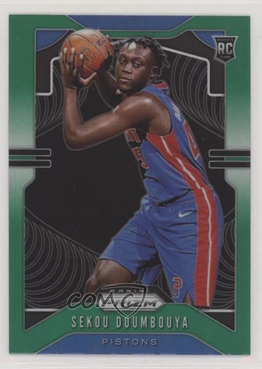 2019-20 Panini Prizm Rookie Green Prizm Sekou Doumbouya #261 fm0