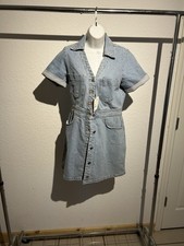 zara women Denim Romper