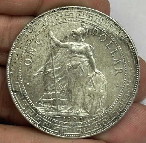 1902 Great Britain Trade Dollar — photo from another recent sale