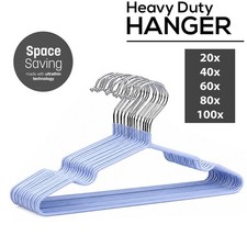 Strong Metal Hangers Heavy Duty Non Slip Stainless Steel Coat Hanger Clothes