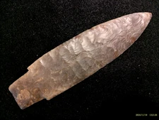 Reproduction Gray Ghost Arrowhead, Flint Knapping Collectible FREE SHIPPING FA46