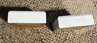 Pair Door Window casing corner wood rosettes blocks 3x3" set home decor wooden — photo 2