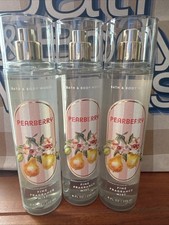 3 Bath and Body Works Pearberry Fine Fragrance Mist 8 Oz.