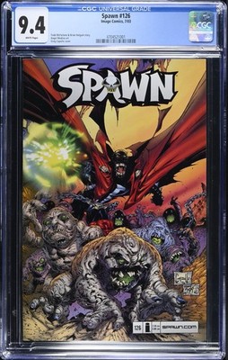 Spawn #126  2003 Image Comics  Capullo Cover CGC 9.4 4704521001