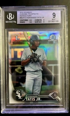 2016 Bowman Chrome 1st Fernando Tatís Jr RC Refractor /499 BGS 🔥🔥🔥🔥