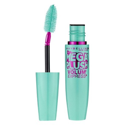 Maybelline The Mega Plüsch Volum' Express Wimperntusche sehr schwarz neu versiegelt