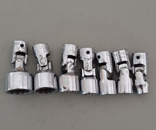 Snap-on Tools 7pc Sae 14 Drive Universal Swivel Socket Set 12pt Point Marked