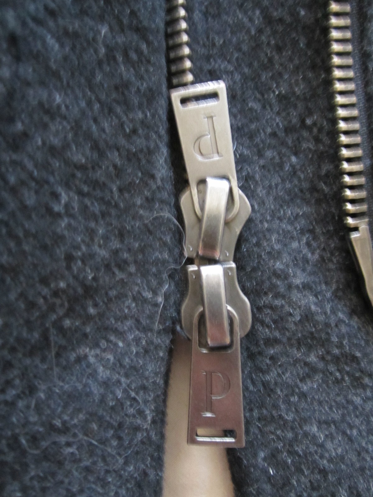 VTG PENDLETON CASCADE CAMPBELL COAT CHARCOAL GRAY… - image 10