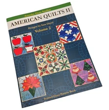 Stained Glass Pattern Book American Quilts II Aanraku Great For Fusers! 