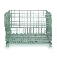 Nashville Wire Jr1 Collapsible Bulk Container 5 Cu Ft Volume Cap., 20 In L, 32