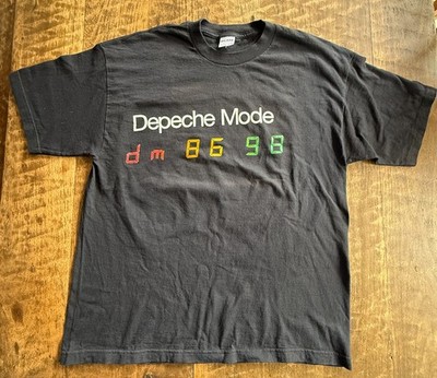 DEPECHE MODE Vintage 1998 Singles 86 - 98 Concert Tour Black T