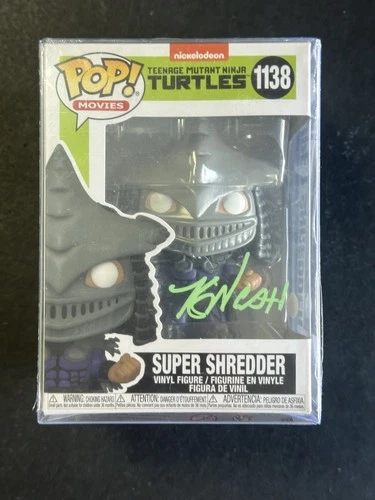 Kevin Nash Signed Teenage Mutant Ninja Turtles Super Shredder Funko Pop AUTO JSA