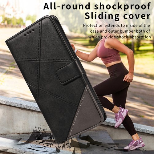 Custodia cellulare flip pelle PU case cover custodia protettiva astuccio bumper guscio portafoglio K5T - Foto 36 di 64