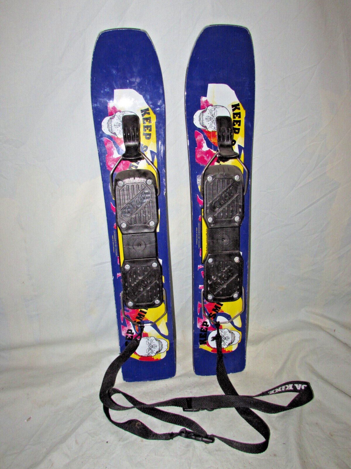 SALOMON COBRA Short Skis Tavole da Sci Snowblades 70cm con attacchi regolabili CLGU ~~