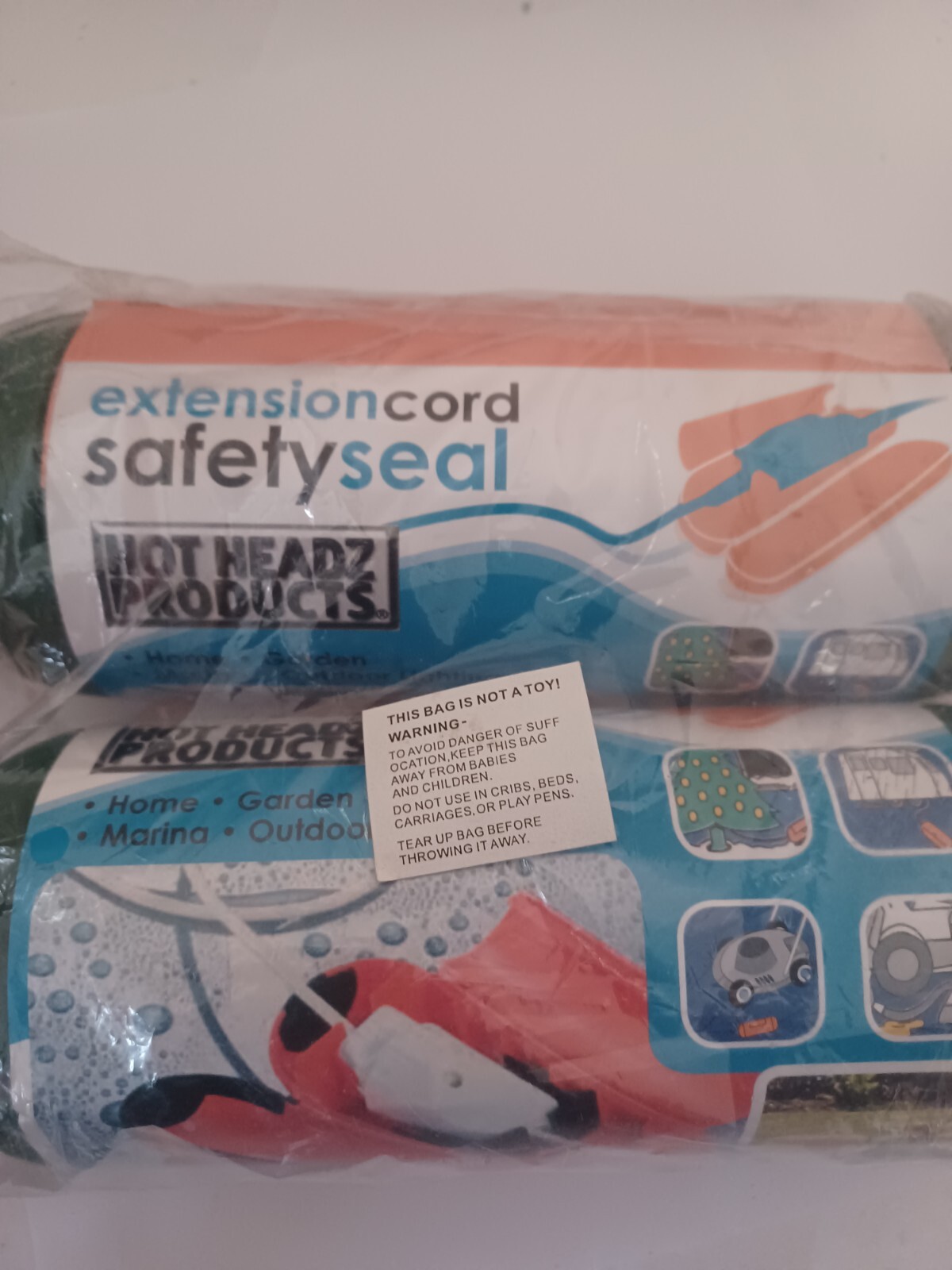Extension Cord Safety Seal Green Set of 2 for sale online eBay