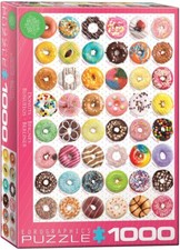 Donuts 1000 Piece Jigsaw Puzzle Eurographics New