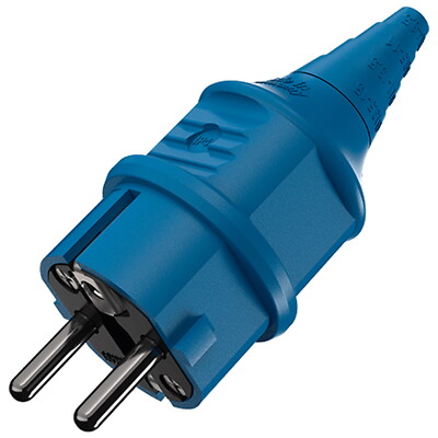 MENNEKES TYP 10838  Part no.10838 [IP44 230V 16A 2P+E BLUE] Screw terminals