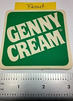 GENESEE BREWING CO of ROCHESTER NY, ''GENNY CREAM'' BEER COASTER.