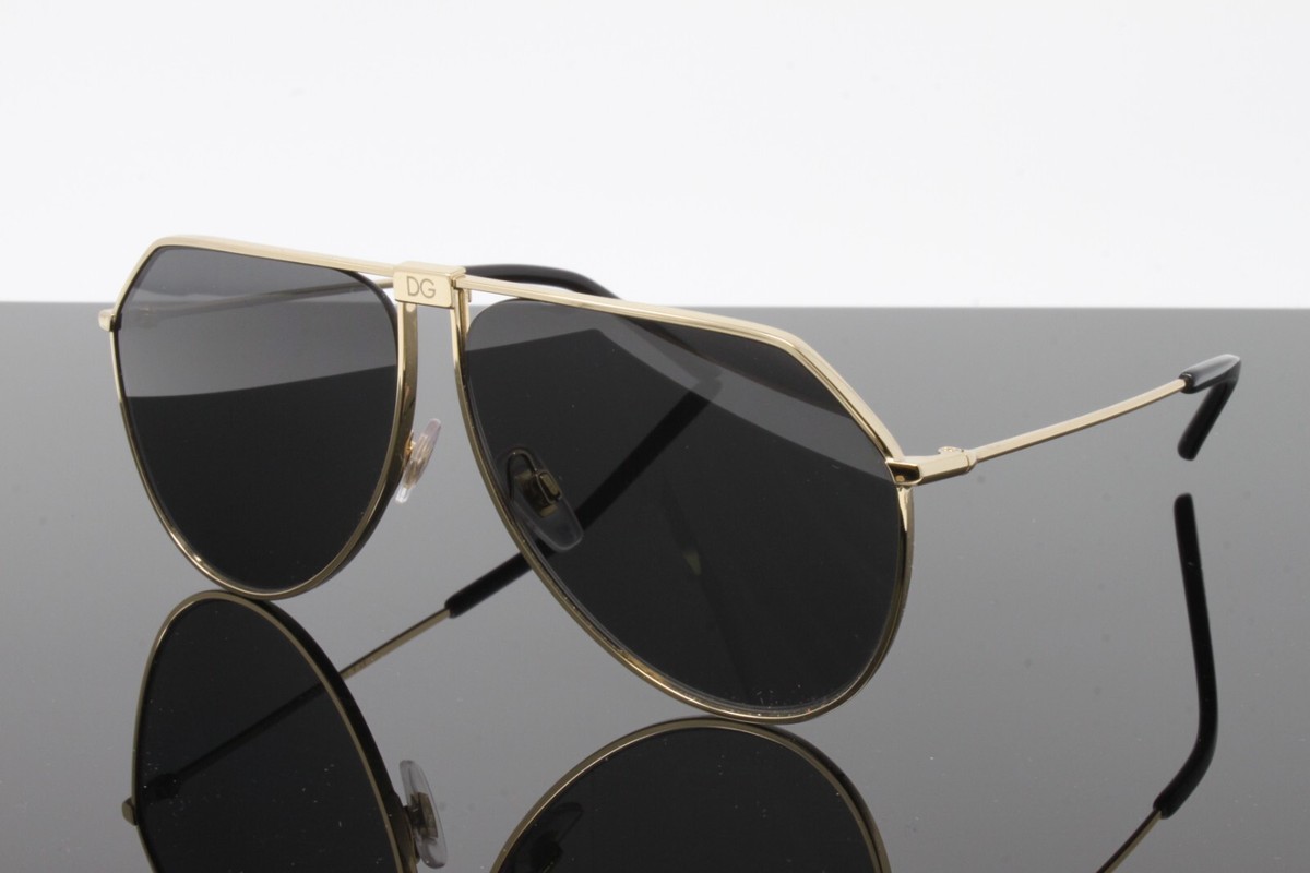 Dolce & Gabbana Sunglasses Unisex Aviator DG2248 0287 Gold