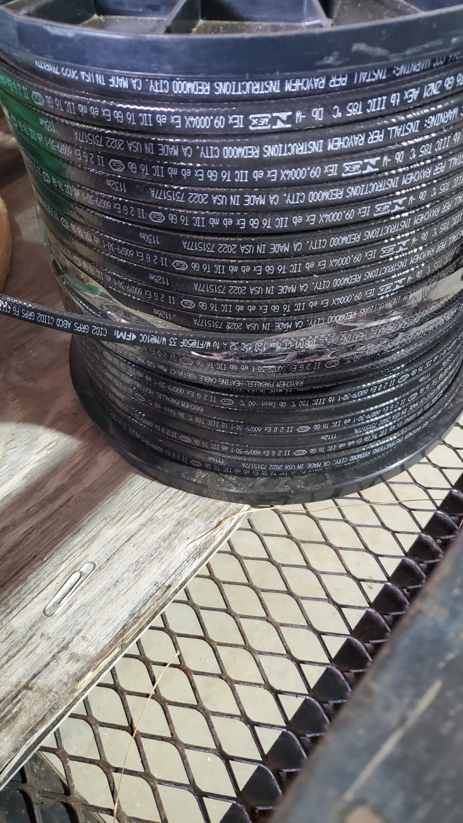 Raychem Parallel Heating Cable 10btv1-ct Max 120 Vac32 a 10 W/ft 50 ...