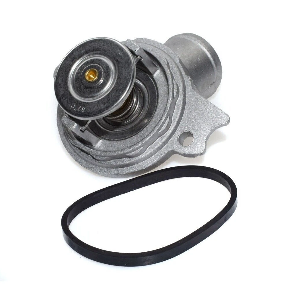 Carcasa termostato refrigerante motor para Mercedes-Benz CLK320 E320 1998-2005 3,2 L Foto 3 de 4