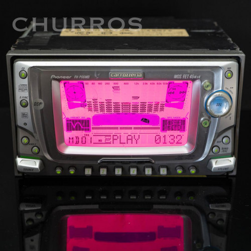 Pioneer Carrozzeria FH-P66MD CD MD 2DIN Radio Deck Car Audio