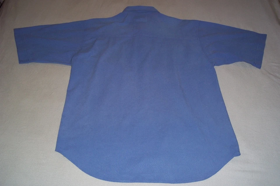 Camisa de Vestir Informal Bugle Boy Original Clásica Con Botones Bolsillos Cuello Para Hombres L Foto 3 de 4