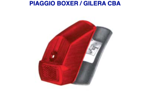 Rücklicht Blinker Mit Gummi Piaggio Boxer Gilera Cba 50 Von 1986 IN Dann - Bild 1 von 6