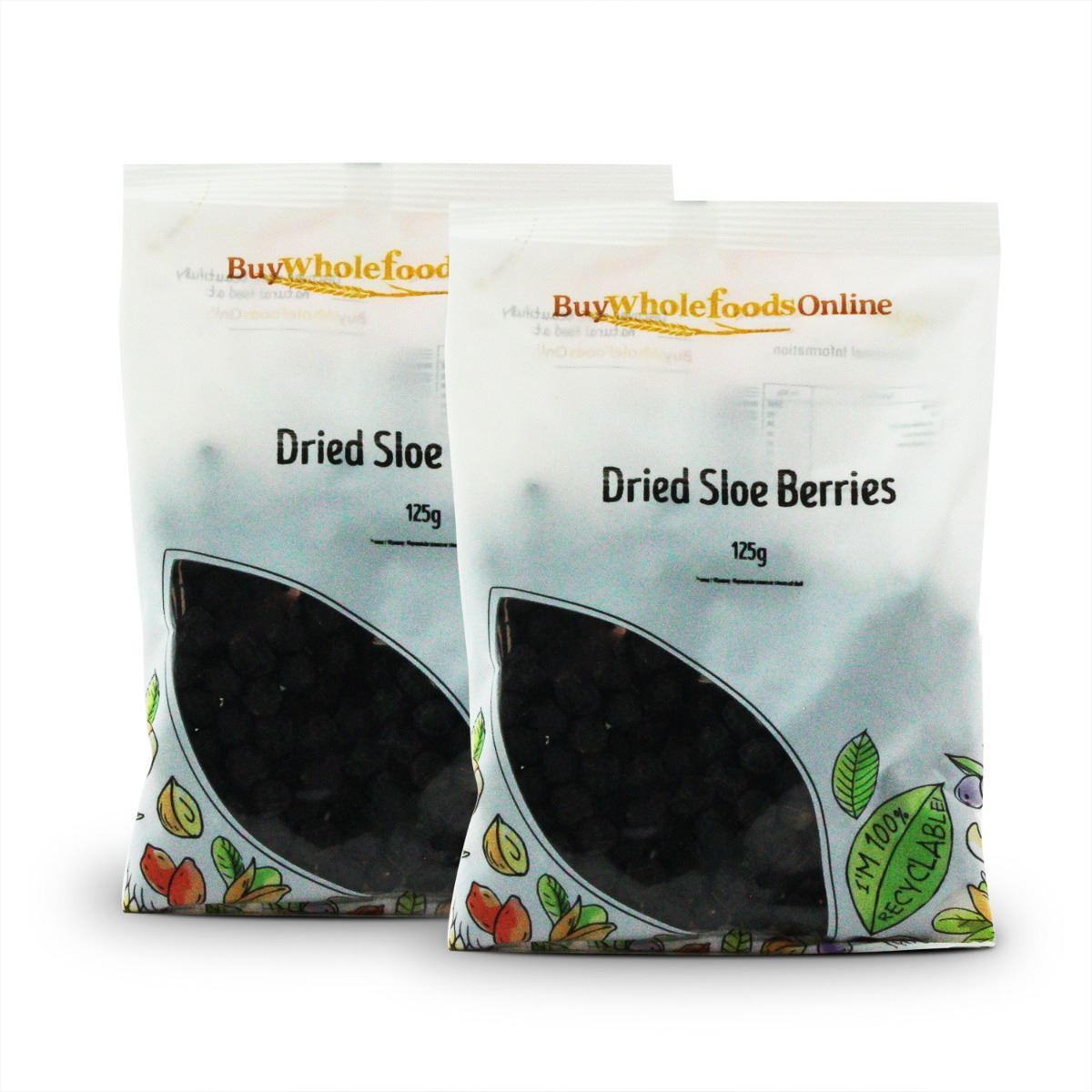 Dried Sloe Berries 250g | BWFO | Free UK Mainland P&P