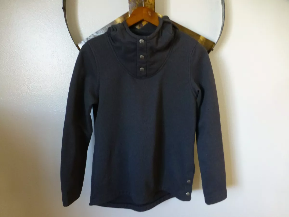 North face sales button hoodie