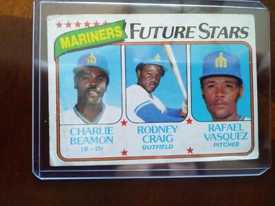 1980 Topps Future Stars Seattle Mariners Card#672 (poor condition)