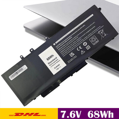 AKKU Für Dell Latitude 5480 5580 5490 5590 Precision 15 3520 3530 GJKNX 68Wh