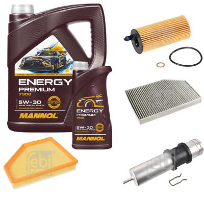 FEBI BILSTEIN Inspektionspaket 6L MANNOL Energy Premium 5W-30 für BMW 3er G20