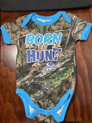 ￼ One piece￼ Infant Baby Mossy Oak Hunting Camo Creepers Size 3-6M New with  tag
