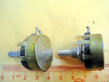 2 X Clarostat 20K 2W linear control pot