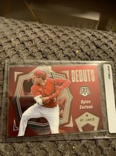 2021 Panini Mosaic Baseball Dylan Carlson RC DEBUTS - Cardinals
