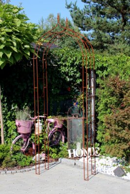 Rosenbogen LOSLAU B100 cm Pergola  Rosen Rankhilfe Torbogen Gartendeko Rozenboog