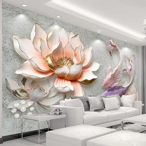 Large 3d Wallpaper Murals For Bedroom Wall Textured Background Wallpapers  Modern 696977459493 | eBay