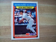 DON MATTINGLY NEW YORK YANKEES NY TOPPS KMART MEMORABLE MOMENTS #15 BASEBALL