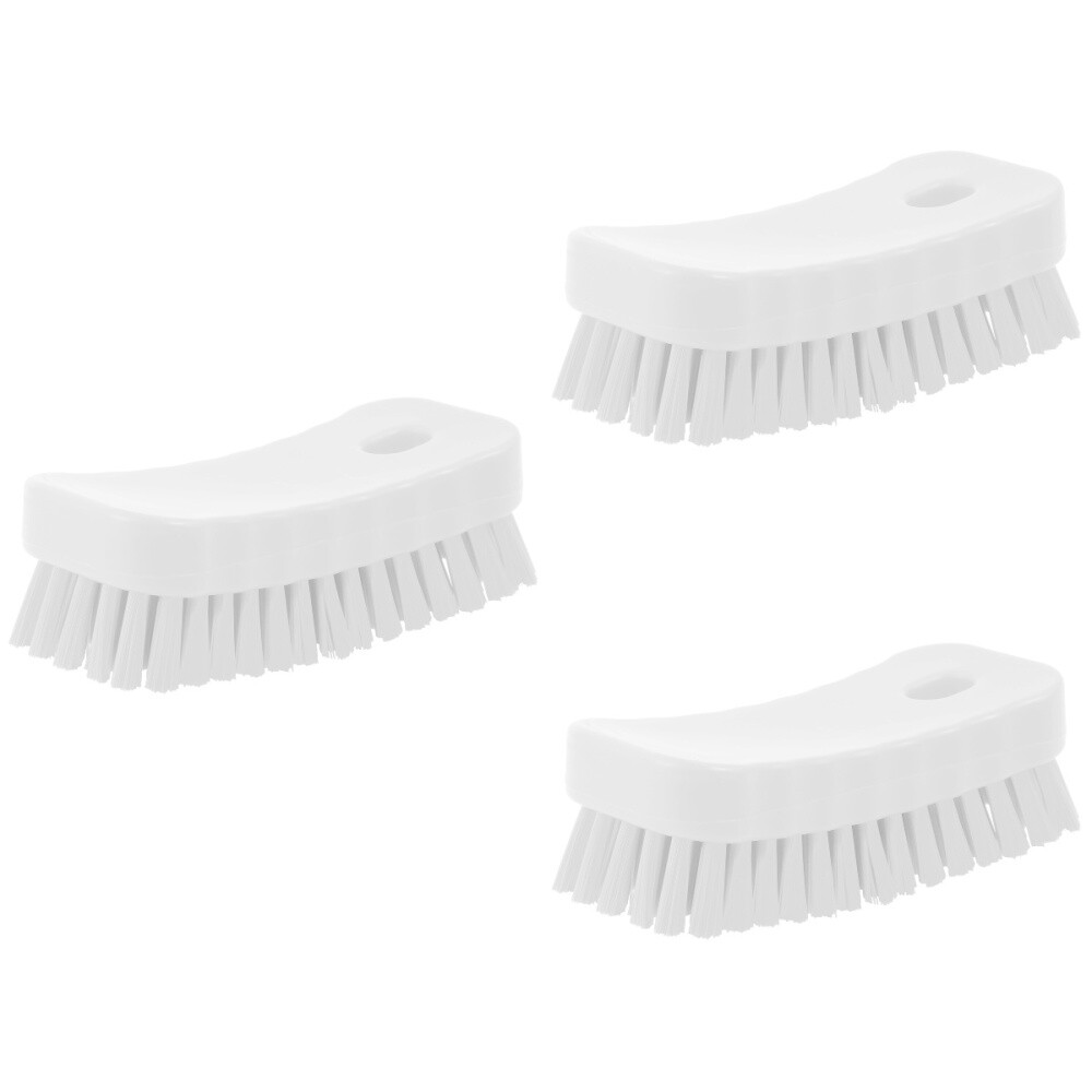 Set 3 Nail Cleaning Brush Scrubber Manicure Fingernail Cleaner Sink eBay