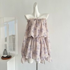 Boho Floral Off-Shoulder Dress