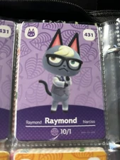 431 Raymond Animal Crossing Amiibo Card Authentic Nintendo Mint Card Series 5