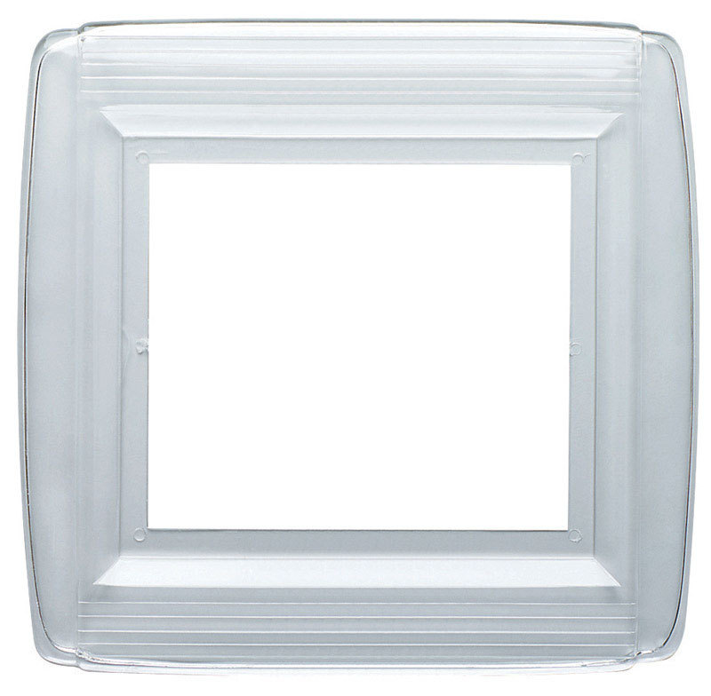Westinghouse  2 gang Clear  Plastic  Wall Plate Shield  1 pk