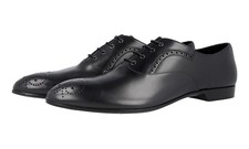 PRADA Leather Oxford Flexible Dress Shoes - 2EG208 - Black NEW -  US 12 EU 45