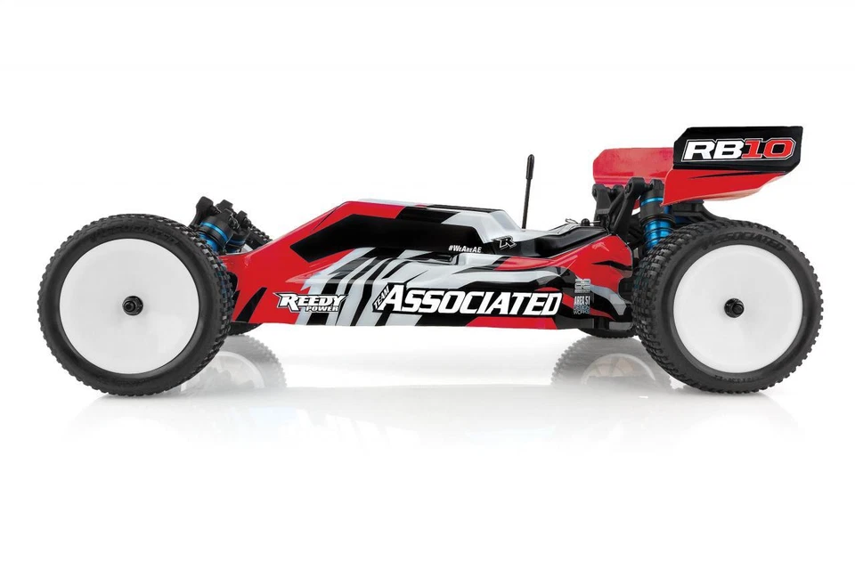 Associated 90032C 1/10 RB10 2WD Brushless Off-Road RTR Buggy Red Lipo Combo - Image 4 of 4